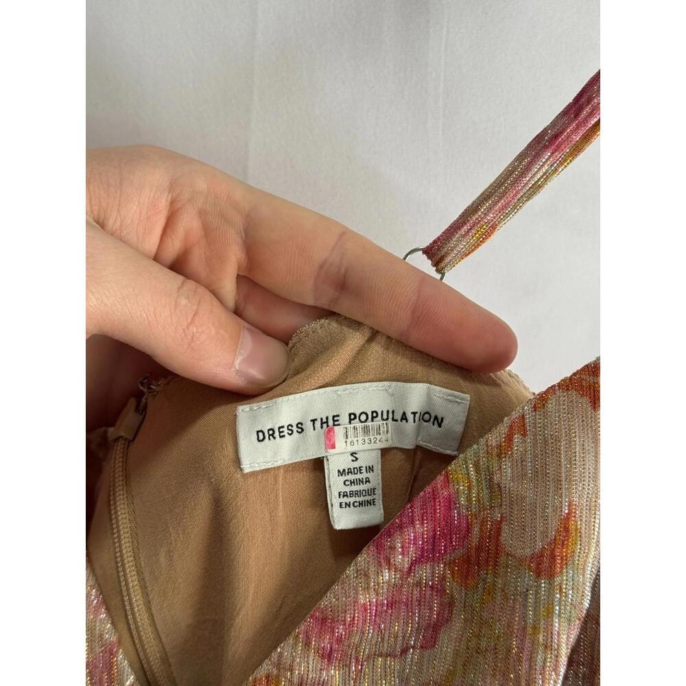 Dress The Population Chrissy Gown Pink Size S - Picture 5 of 5
